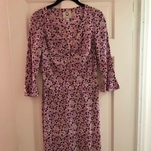 Vintage Mayle Purple Floral Dress
